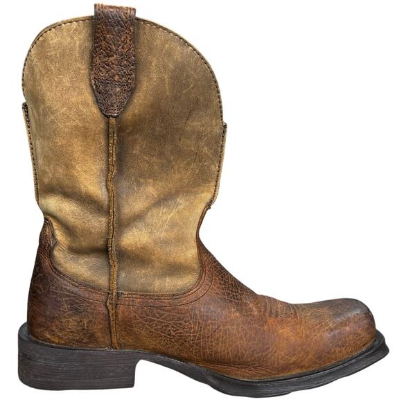 Ariat Men’s Rambler Brown Leather Western Cowboy Boot Size US 12 EE main image 2